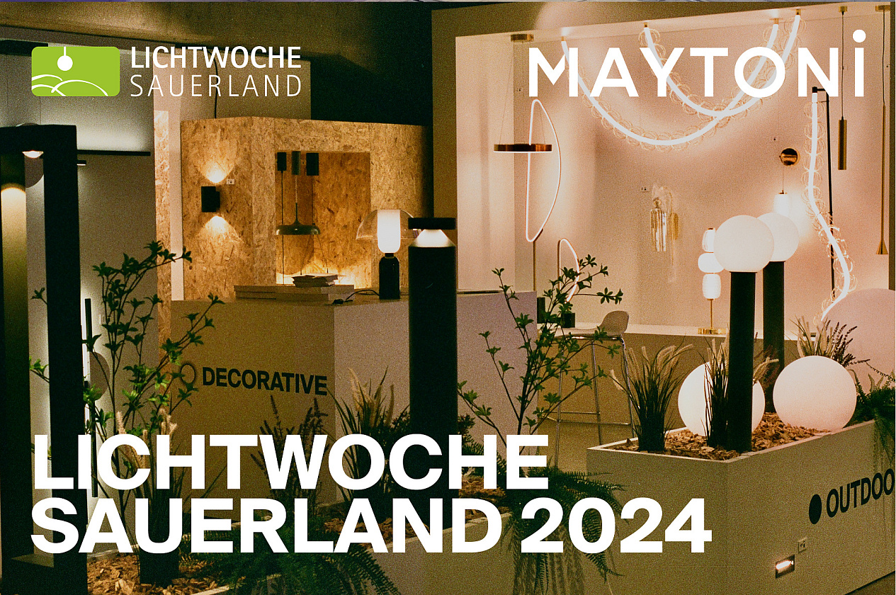  Maytoni Lighting beeindruckt die Besucher der Lichtwoche Sauerland 2024 mit atemberaubendem Design und innovativen Konzepten